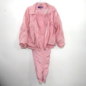 Mariah Vintage Pink Windbreaker Set Size Large